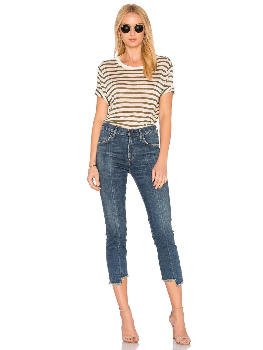 CITIZENS OF HUMANITY Amari Alterra High Rise Skinny Step Hem Jeans, Size 27